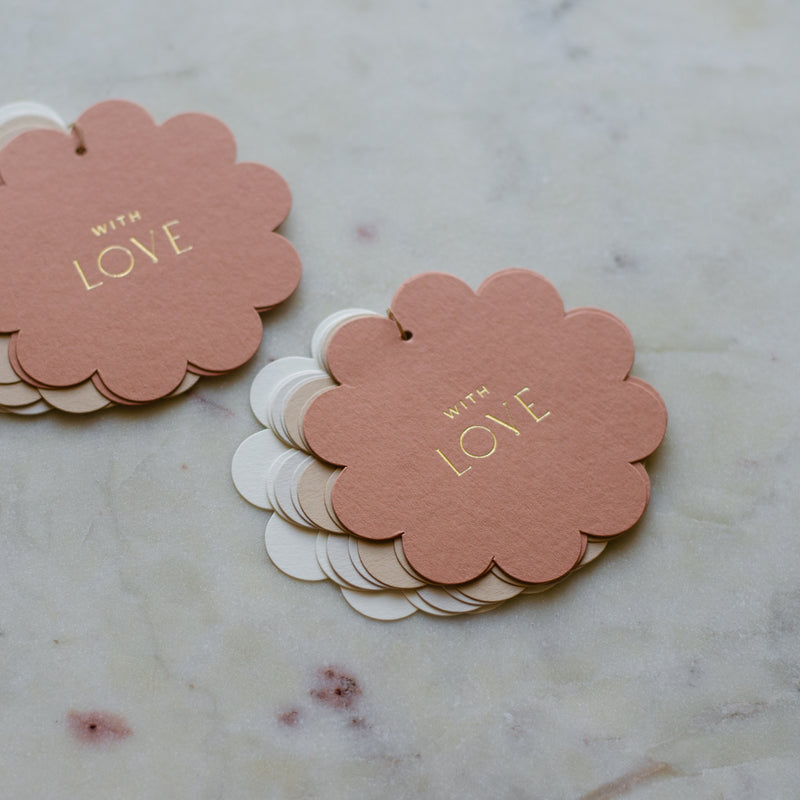Terracotta Scalloped Gift Tags