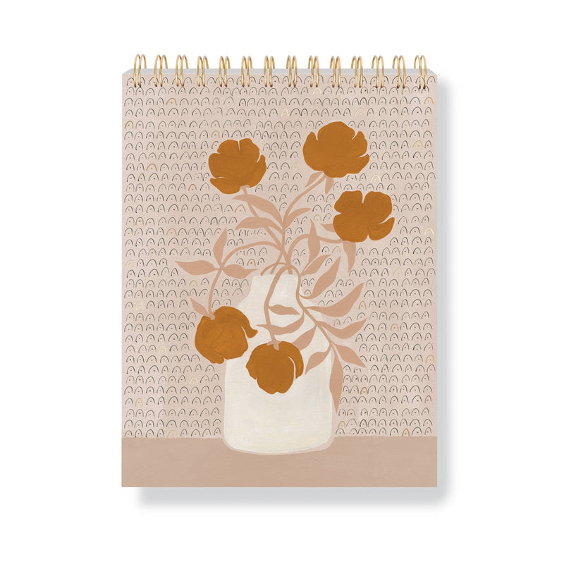 Spiral Sketch Pad - Floral