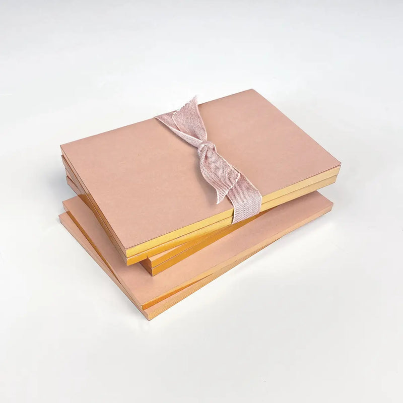 Blush Jotters with Gilded edge (set of 2) 2022 version